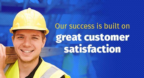 success built on customer satisfaction